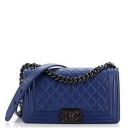 Boy Flap Bag Quilted Lambskin Old Medium