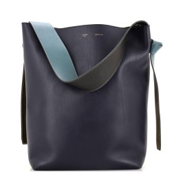 Twisted Cabas Tote Leather and Felt Small