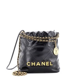 22 Chain Hobo Quilted Calfskin Mini