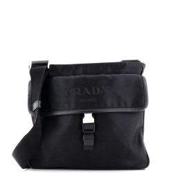 Front Pocket Messenger Bag Tessuto Medium