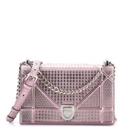 Diorama Flap Bag Cannage Embossed Calfskin Medium