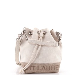 Rive Gauche Bucket Bag Canvas Mini