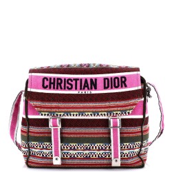 Diorcamp Messenger Bag Embroidered Canvas