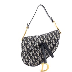 Saddle Handbag Oblique Canvas Medium