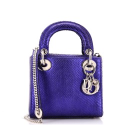 Lady Dior Chain Bag Python Mini