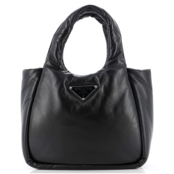 Padded Soft Tote Leather Medium