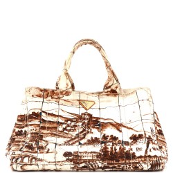 Canapa Tote Printed Canvas Large
