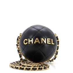 22 Sphere Minaudiere Quilted Lambskin