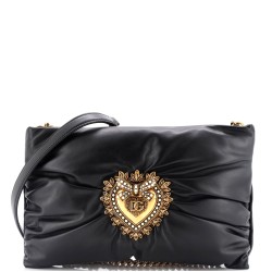 Devotion Soft Flap Shoulder Bag Leather Medium