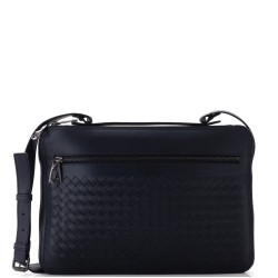 Slim Zip Around Briefcase Intrecciato Nappa