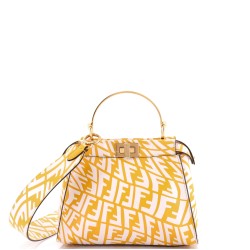 Peekaboo Bag Vertigo Zucca Leather Mini
