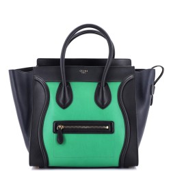 Tricolor Luggage Bag Leather Mini