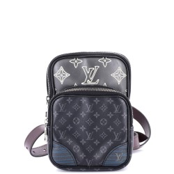 Amazone Sling Bag Patchwork Monogram Eclipse Canvas and Printed Leather