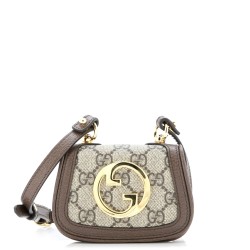 Blondie NM Card Case Wallet with Strap GG Coated Canvas