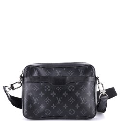 Trio Messenger Bag Reverse Monogram Eclipse Canvas
