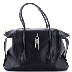 Antigona Soft Lock Bag Leather Medium