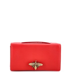 Bee Clutch Leather