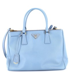 Double Zip Lux Tote Saffiano Leather Medium