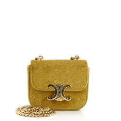 Claude Chain Shoulder Bag Triomphe Velvet Mini