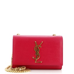 Classic Monogram Crossbody Bag Grainy Leather Small