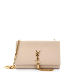 Classic Monogram Tassel Crossbody Bag Leather Medium