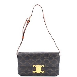 Triomphe Shoulder Bag Triomphe Coated Canvas Medium