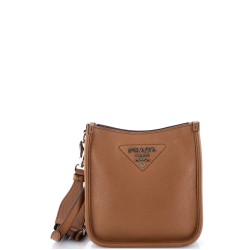 Logo Strap Crossbody Bag Vitello Daino Mini
