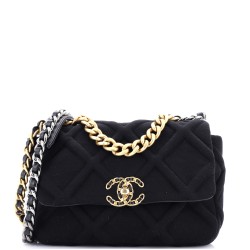 19 Flap Bag Quilted Jersey Medium