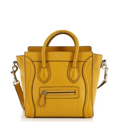 Luggage Bag Grainy Leather Nano