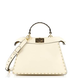 Peekaboo ISeeU Bag Studded Leather Small