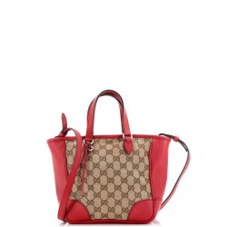 Bree Convertible Tote GG Canvas with Leather Small