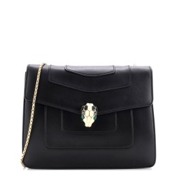 Serpenti Forever Square Shoulder Bag Leather Medium