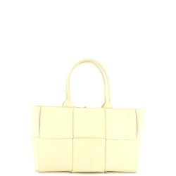 Arco Tote Maxi Intrecciato Leather Small