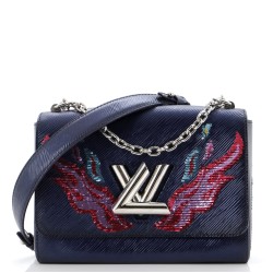 Twist Handbag Epi Leather with Sequins MM