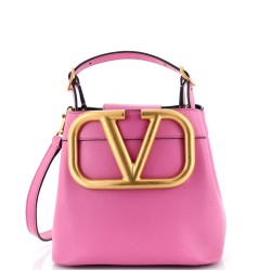 SuperVee Bucket Crossbody Bag Leather Mini