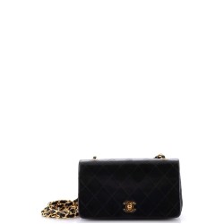 Vintage Full Flap Bag Quilted Lambskin Mini