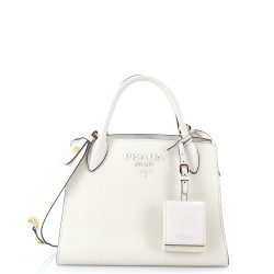 Monochrome Tote Saffiano with City Calf Small