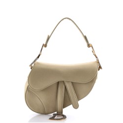 Saddle Handbag Satin with Crystals Mini