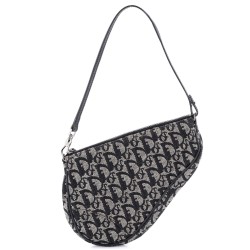 Vintage Saddle Bag Diorissimo Canvas Mini