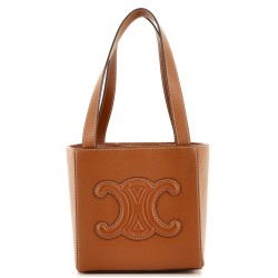 Cuir Triomphe Cube Bag Leather