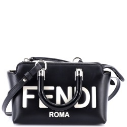 Logo By The Way Top Handle Bag Embossed Leather Mini