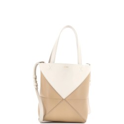 Puzzle Fold Tote Leather Mini