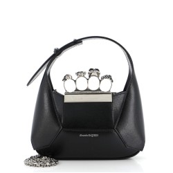 Jewelled Hobo Leather Mini