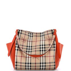 Canterbury Panels Tote Haymarket Coated Canvas and Leather Small