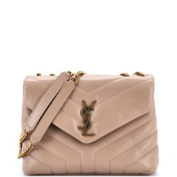 Loulou Shoulder Bag Matelasse Chevron Leather Small