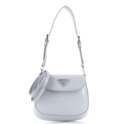 Cleo Flap Shoulder Bag Spazzolato Leather Mini