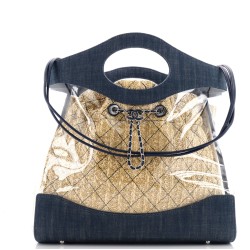 31 Shopping Bag PVC and Denim Large