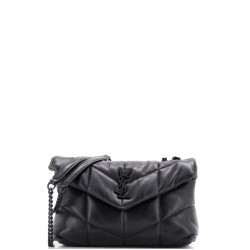 Loulou Puffer Shoulder Bag Quilted Leather Mini