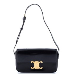 Triomphe East-West Shoulder Bag Smooth Calfskin
