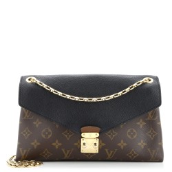 Pallas Chain Shoulder Bag Monogram Canvas and Calfskin